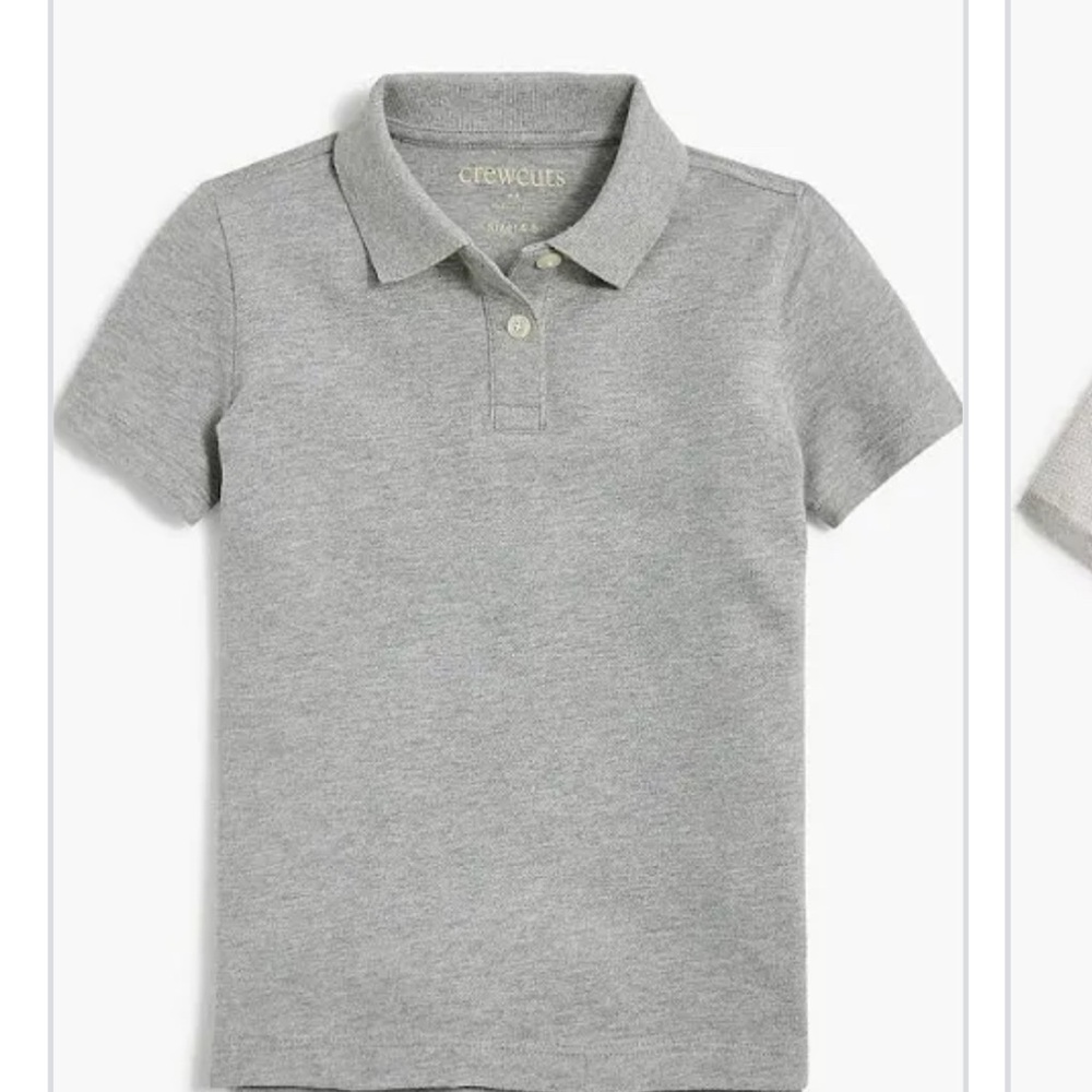 Crewcuts Light Gray Kids Polo Shirt